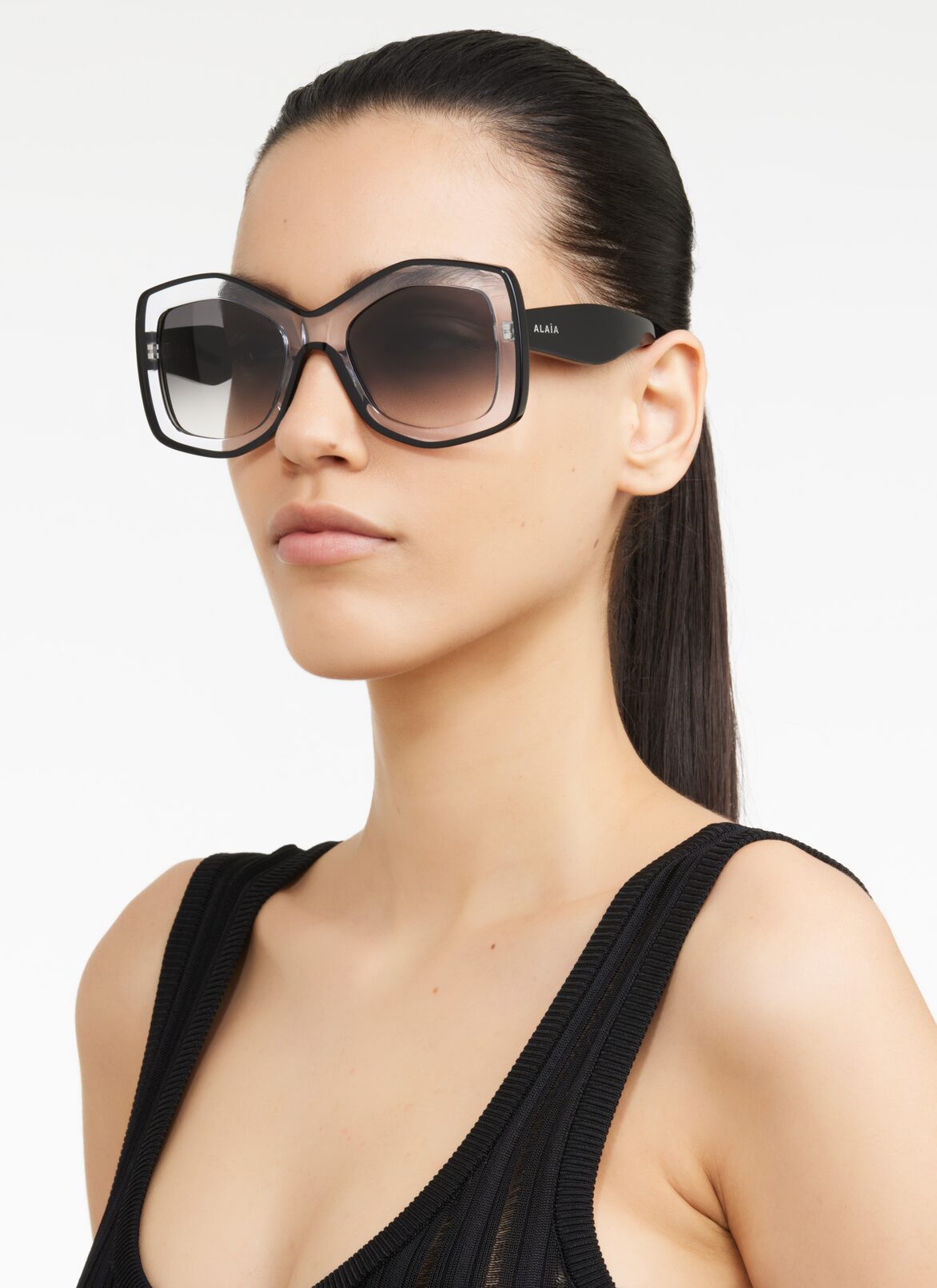 Geometrical sunglasses ALAÏA BLACK GEOMETRICAL SUNGLASSES